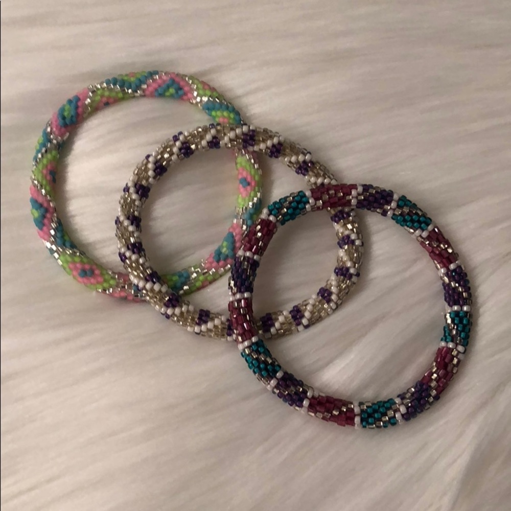 Lily and Laura Beaded Bracelet Lot